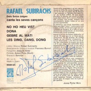 Rafael Subirachs - Concentric 6.048-UC