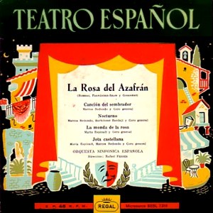 Teatro Español - Regal (EMI) SEBL 7.018
