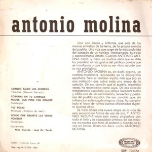 Antonio Molina - Sonoplay SBP 10076
