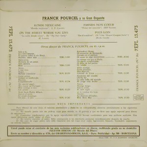 Franck Pourcel - La Voz De Su Amo (EMI) 7EPL 13.473