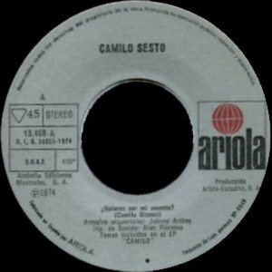 Camilo Sesto - Ariola 13.468-A
