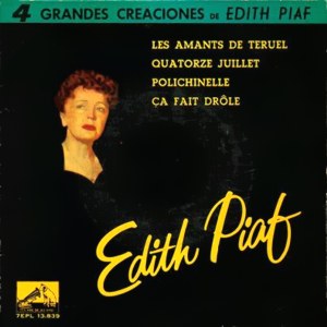 Piaf, Edith - La Voz De Su Amo (EMI) 7EPL 13.839