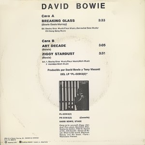David Bowie - RCA PB-9337