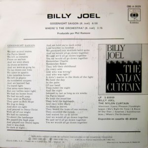 Billy Joel - CBS A-3029