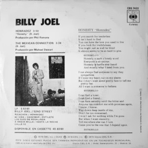 Billy Joel - CBS CBS 7422