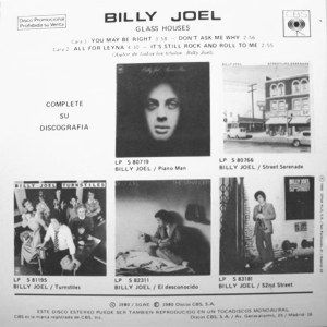 Billy Joel - CBS S/R