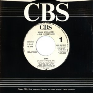 Springsteen, Bruce - CBS 650193-7