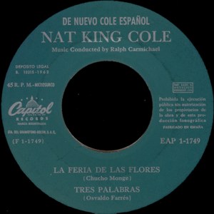 Nat King Cole - Capitol EAP 1-1749