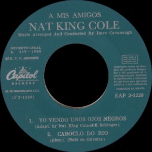 Nat King Cole - Capitol EAP 2-1220