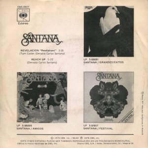 Santana - CBS CBS 4927