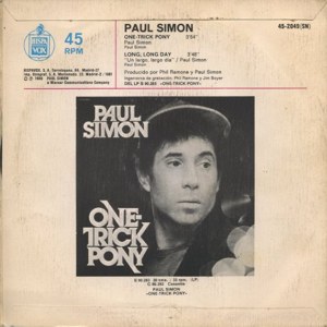 Paul Simon - Hispavox 45-2049