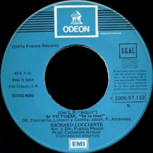 Richard Cocciante - Odeon (EMI) J 006-97.162
