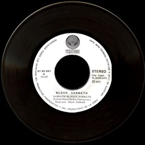 Black Sabbath - Polydor 61 65 001