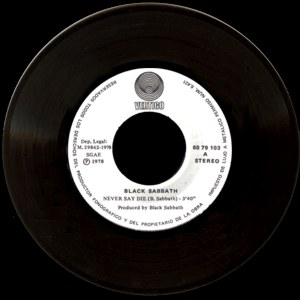Black Sabbath - Polydor 60 79 103