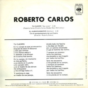 Roberto Carlos - CBS CBS 4542