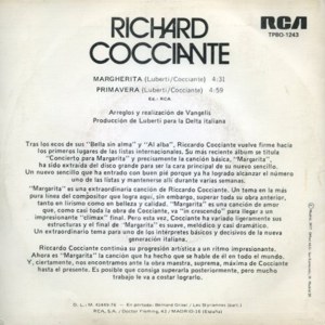 Richard Cocciante - RCA TPBO-1243