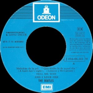 Beatles, The - Odeon (EMI) J 016-004.661