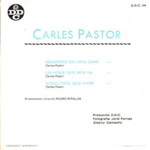 Carles Pastor - DDC (Discophon) DDC 114