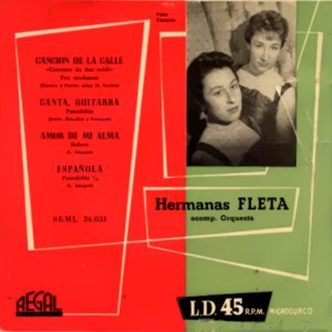 Hermanas Fleta, Las - Regal (EMI) SEML 34.031