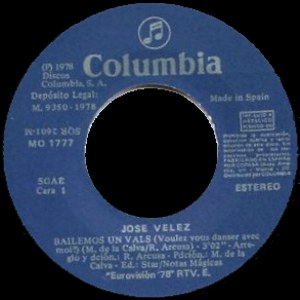 José Vélez - Columbia MO 1777