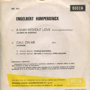 Engelbert Humperdinck - Columbia ME 423