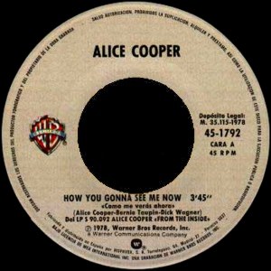 Alice Cooper - Hispavox 45-1792