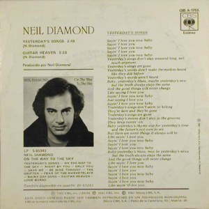 Neil Diamond - CBS A-1755