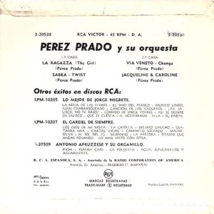 Pérez Prado - RCA 3-20538