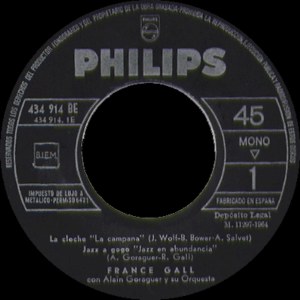 France Gall - Philips 434 914 BE