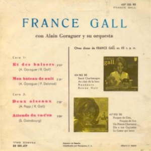 France Gall - Philips 437 105 BE