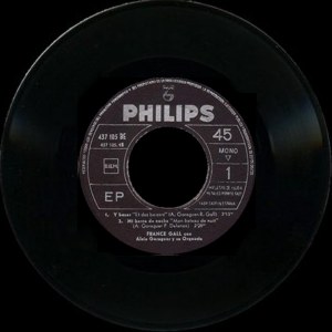 France Gall - Philips 437 105 BE