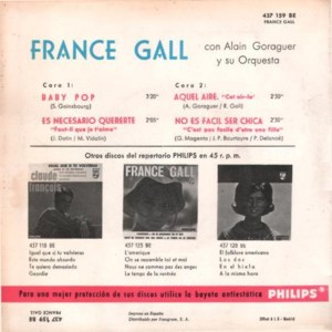 France Gall - Philips 437 159 BE