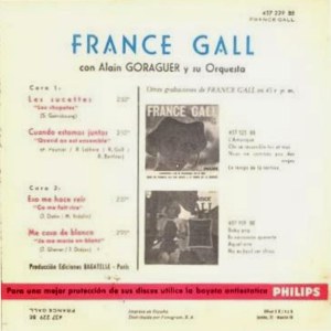 France Gall - Philips 437 229 BE