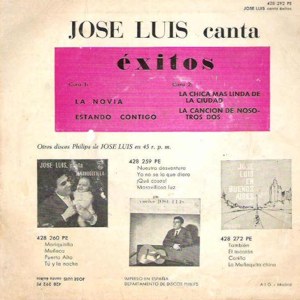 José Luis Y Su Guitarra - Philips 428 292 PE