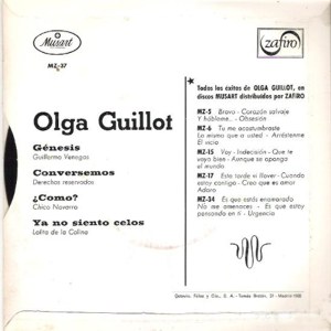 Olga Guillot - Zafiro MZ 37