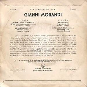 Gianni Morandi - RCA 3-20504