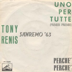 Renis, Tony - La Voz De Su Amo (EMI) 7PL 63.072