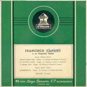 Francisco Canaro - Odeon (EMI) MSOE 31.021