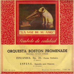 Orquesta Boston Promenade - La Voz De Su Amo (EMI) 7ERL 102