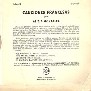 Alicia Gonzlez - RCA 3-24029