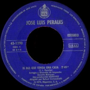 Jos Luis Perales - Hispavox 45-1290