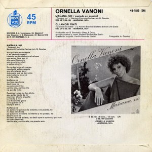Ornella Vanoni - Hispavox 45-1813