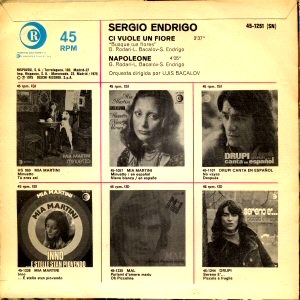 Sergio Endrigo - Hispavox 45-1251