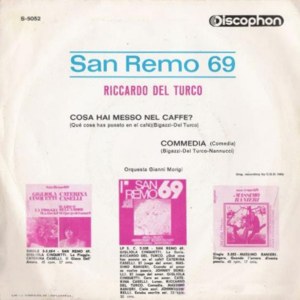 Riccardo Del Turco - Discophon S-5052