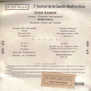 Orquesta Maravella - SAEF SP-1013