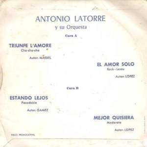Antonio Latorre - Discos BCD FM68-581