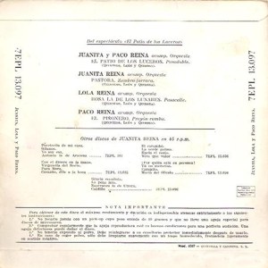 Varios Copla Y Flamenco - La Voz De Su Amo (EMI) 7EPL 13.097