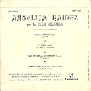 Angelita Baidez - Columbia ECGE 71543