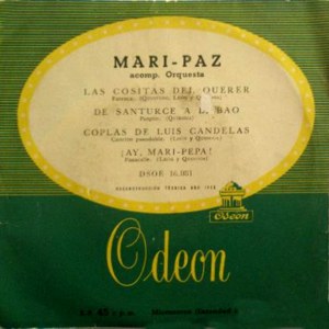 Mari-Paz - Odeon (EMI) DSOE 16.081