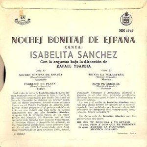 Isabelita Snchez - Hispavox HH 17- 47